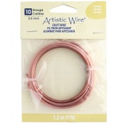Round copper wire 2.6 mm Artistic Wire - Natural x1.5m