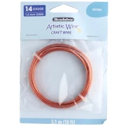 Round copper wire 1.6 mm Artistic Wire - Natural x3.1m