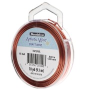 Round copper wire 1 mm Artistic Wire - Natural x9.1m|raw }}