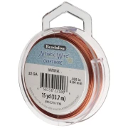 Round copper wire 0.64 mm Artistic Wire - Natural x13.7m