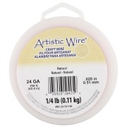Round copper wire 0.51 mm Artistic Wire - Natural x62.4m