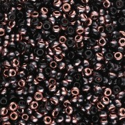 Rocaille Miyuki 11/0 55034 - Black Capri Gold x8g|raw }}