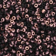 Rocaille Miyuki 11/0 55045 - Black Capri Rose Mat x8g