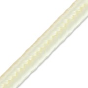 French made rigid viscose soutache 3.5 mm Ecru x4.8 m