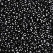 Rocaille Miyuki 11/0 55096 - Black Vacuum Hematite Full x8g