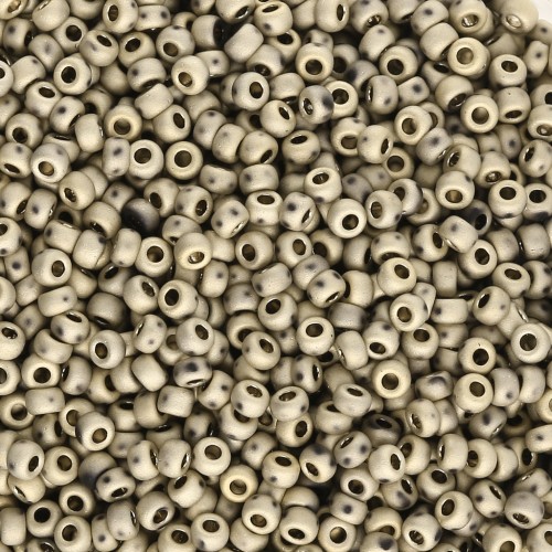 Rocaille Miyuki 11/0 55112 - Black Amber Full Mat x8g