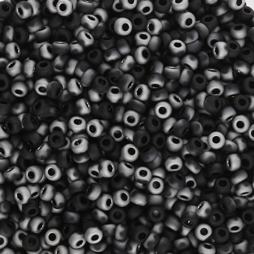 Rocaille Miyuki 11/0 55125 - Black Chrome Mat x8g
