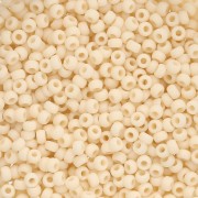 Miyuki 11/0 Seed beads 492F - Opaque Dark Cream Matte x8g