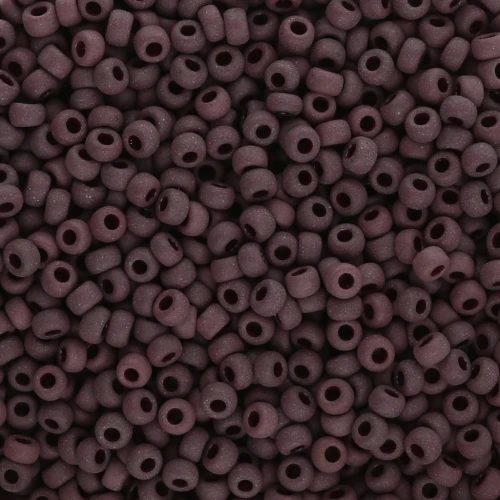 Miyuki 11/0 Seed beads 409F - Opaque Chocolate Mat x8g