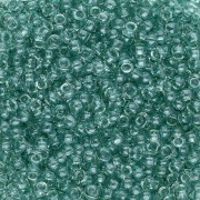 Miyuki 11/0 Seed beads 2445 - Transparent Sea Foam Luster x8g|raw }}