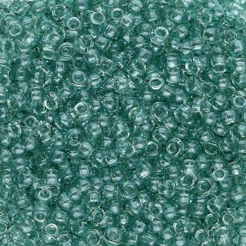 Miyuki 11/0 Seed beads 2445 - Transparent Sea Foam Luster x8g