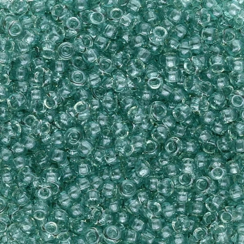 Miyuki 11/0 Seed beads 2445 - Transparent Sea Foam Luster x8g