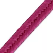 French-made rigid viscose soutache 3.5 mm Magenta x4.8 m