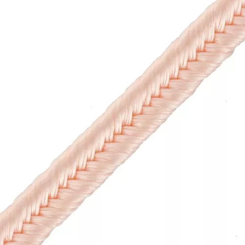 French made rigid viscose soutache 3.5mm Light Peach x4.8m