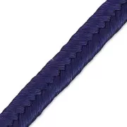 French-made rigid viscose soutache 3.5mm - Navy Blue x4.8 m