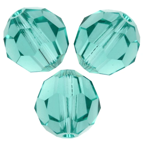 Round pearl PureCrystal 5000 8 mm - Reinvented Caribbean Green x1