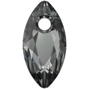 Pendant PureCrystal Marquise Cut 6437 9x4.5 mm - Crystal Silver Night x1