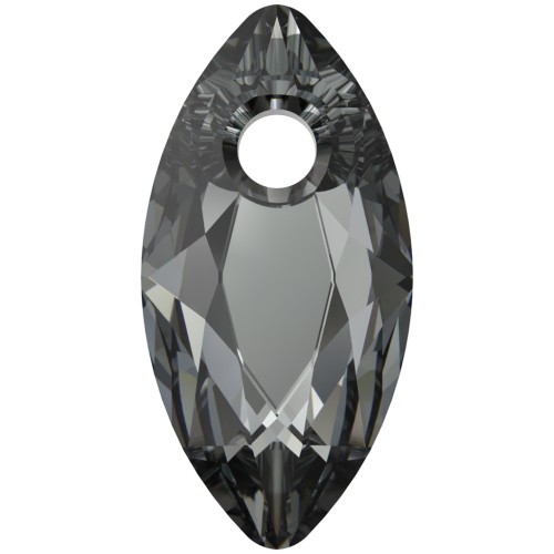 Pendant PureCrystal Marquise Cut 6437 9x4.5 mm - Crystal Silver Night x1