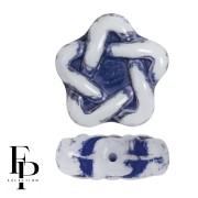 Glass beads Star Elegant 12 mm - Royal Bluex10