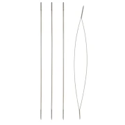 Large eye needles - Beading needles 37 mm - Beadsmith x4