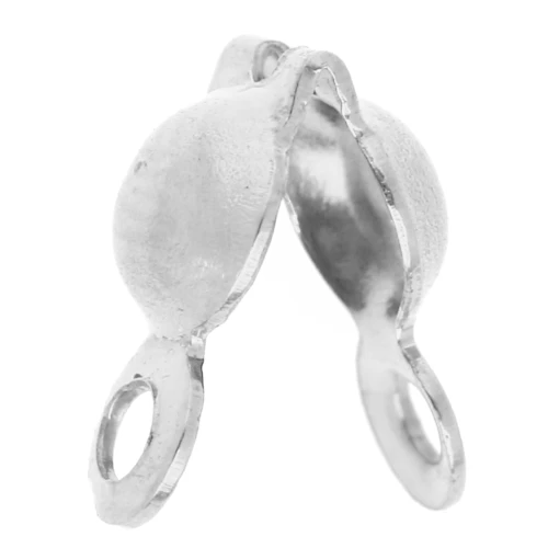 3 mm knot covers with closed rings - 316L stainless steel x4