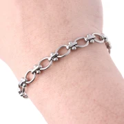 Fancy 7.6 mm mesh chain - Stainless steel 304 x50cm