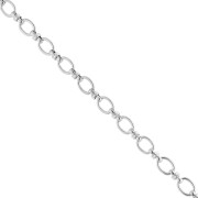Fancy 7 mm mesh chain - Stainless steel 304 x50cm