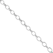 Fancy 7 mm mesh chain - Stainless steel 304 x50cm
