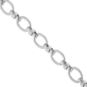 Fancy 7 mm mesh chain - Stainless steel 304 x50cm