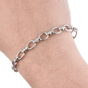 Fancy 7 mm mesh chain - Stainless steel 304 x50cm