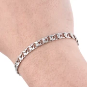 Fancy 5.5 mm mesh chain - Stainless steel 304 x50cm