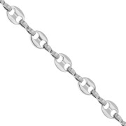 Coffee bean chain 5.7 mm - Stainless steel 304 x50cm