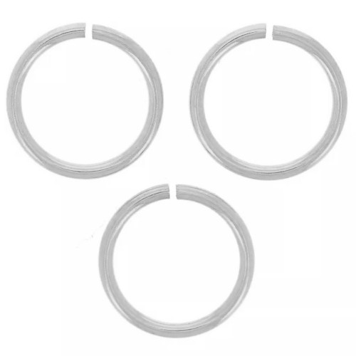 Open rings 8x0.8 mm - 316L stainless steel x10