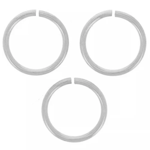 Open rings 8x0.8 mm - 316L stainless steel x10