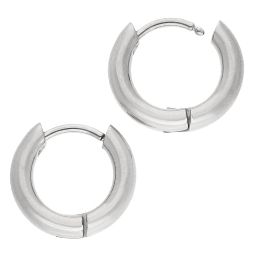 13 mm round hoop - 2.5 mm wire - 316L stainless steel x2