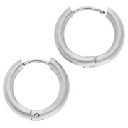 15 mm round hoop - 2.5 mm wire - 316L stainless steel x2