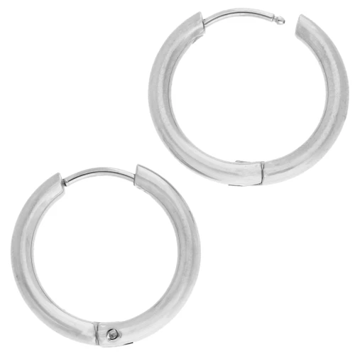 19 mm round escutcheons - 2.5 mm wire - 316L stainless steel x2