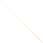 Paloma mesh chain 0.6 mm - Stainless steel 316L Gold x5m