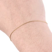 Paloma mesh chain 0.6 mm - Stainless steel 316L Gold x5m