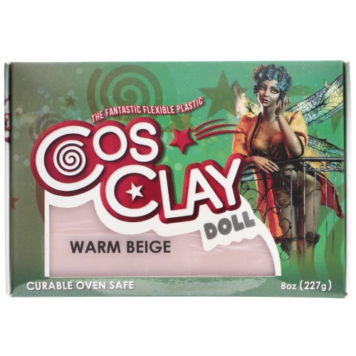 Cosclay Doll polymer clay - Soft - Warm Beige x227g