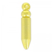 Spike pendan 19mm gold tone x1