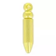 Spike pendan 19mm gold tone x1