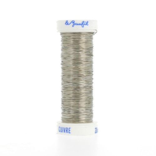 Fine metal wire 0.20 mm Lebaufil - Silver x20m