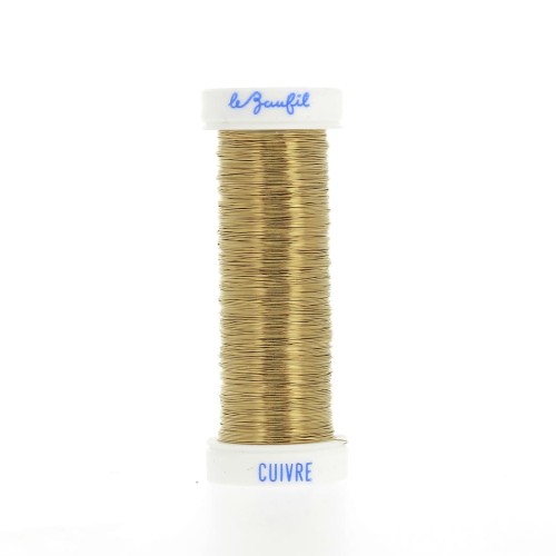 Fine metal wire 0.20 mm Lebaufil - Gold x20m