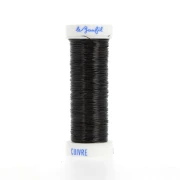 Fine metal wire 0.20 mm Lebaufil - Black x20m