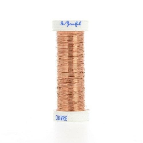 Fine metal wire 0.20 mm Lebaufil - Copper x20m
