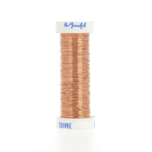 Fine metal wire 0.20 mm Lebaufil - Copper x20m