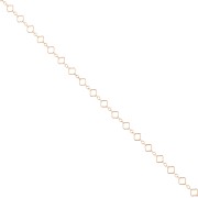 Fancy clover chain 4.2 mm - Gold filled (laminated gold) x20cm|raw }}