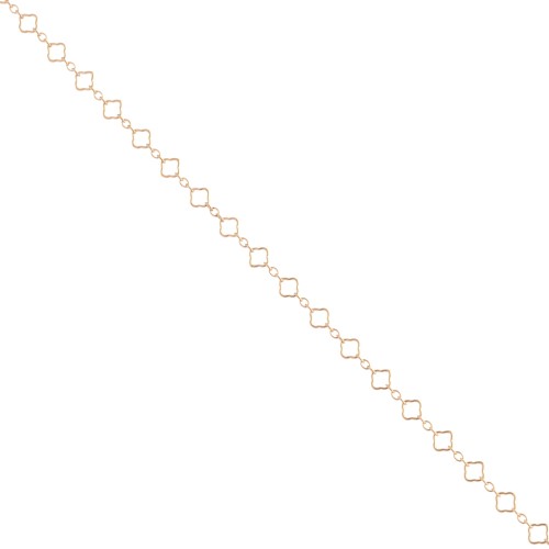 Fancy clover chain 4.2 mm - Gold filled (laminated gold) x20cm