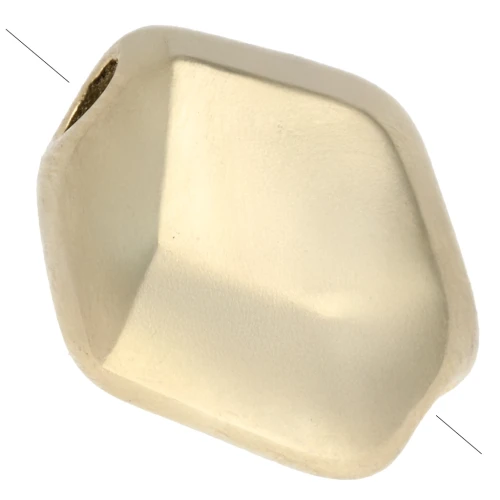 Irregular nugget bead 11x11 mm - Gold-plated x1